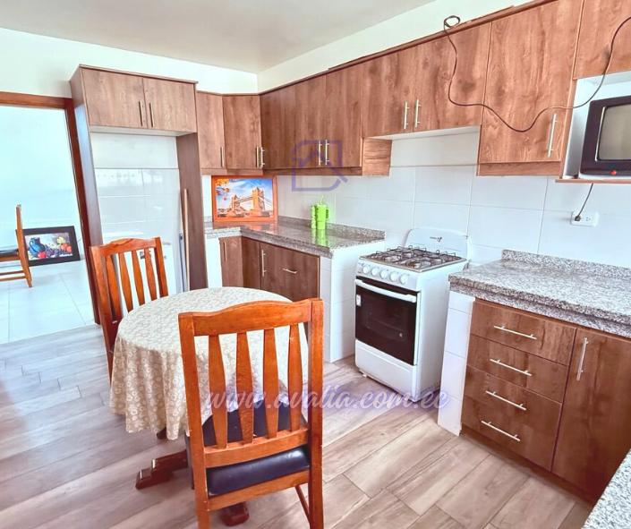 Cocina equipada con comedor auxiliar